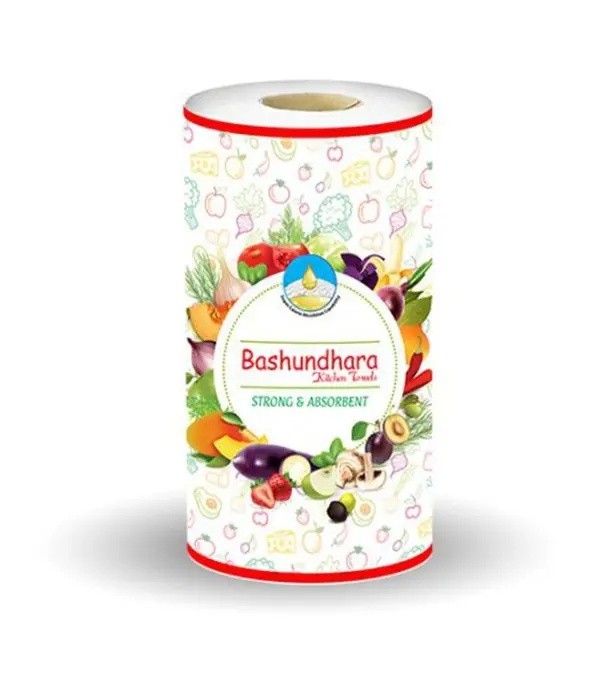 BASHUNDHARA KITCHEN TOWEL 1+1 TISSUE