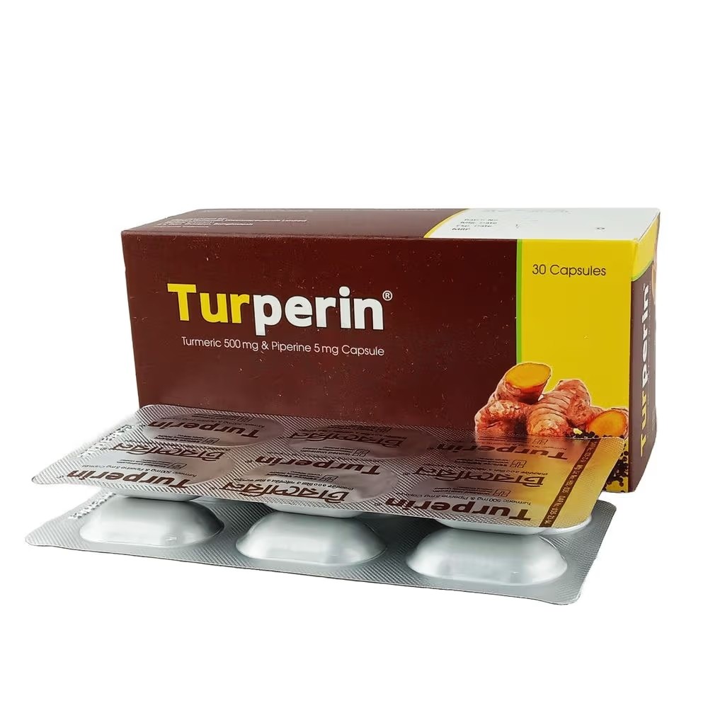TURPERIN 500mg+5mg Capsule