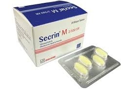 Secrin M 2 mg+500 mg Tablet