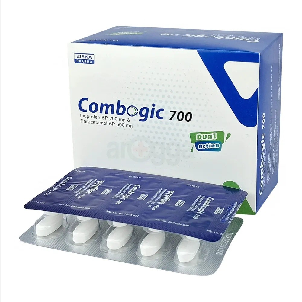 COMBOGIC 200 mg+500 mg Tablet