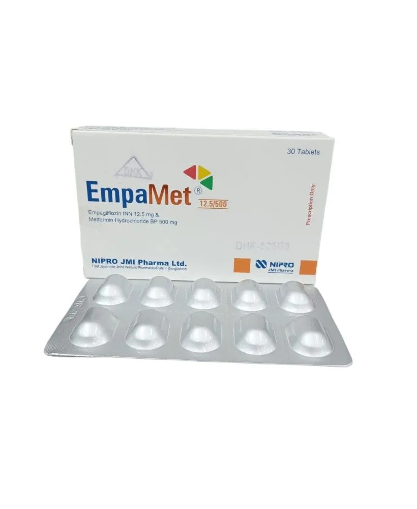 EMPAMET 12.5 mg + 500 mg