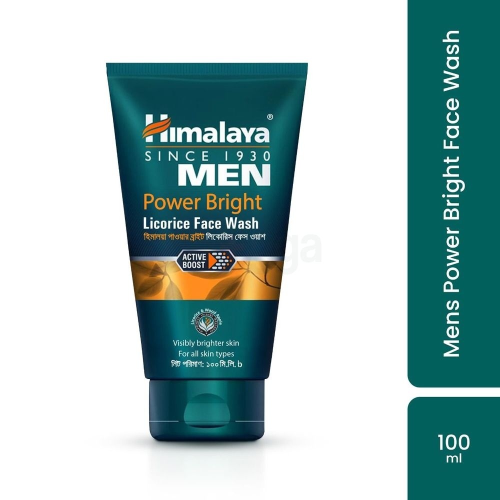 HIMALAYA MEN POWER BRIGHT FACE WASH 100ML