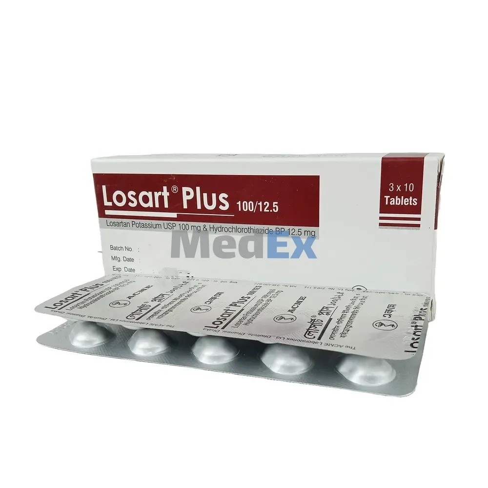 LOSART PLUS  100 mg + 12.5 mg