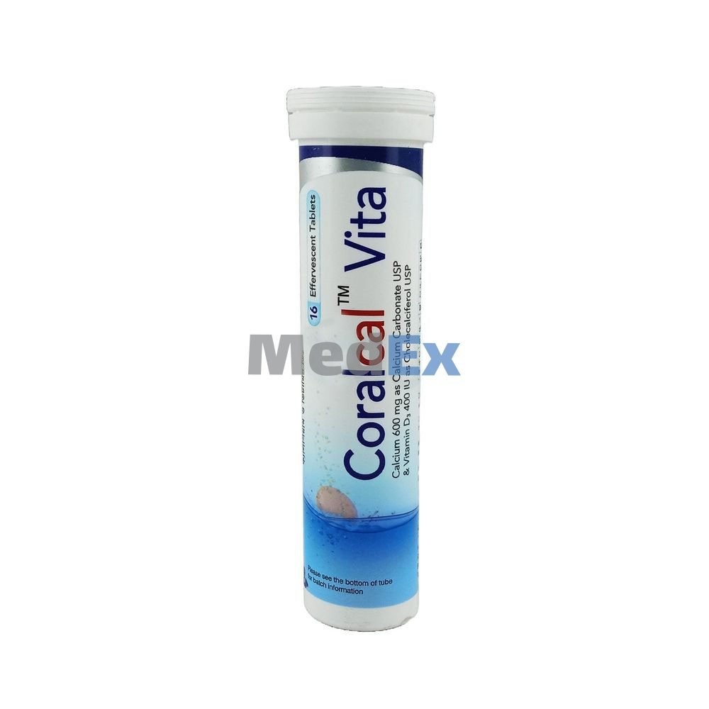 CORALCAL VITA 600/400MG Effervescent Tablet