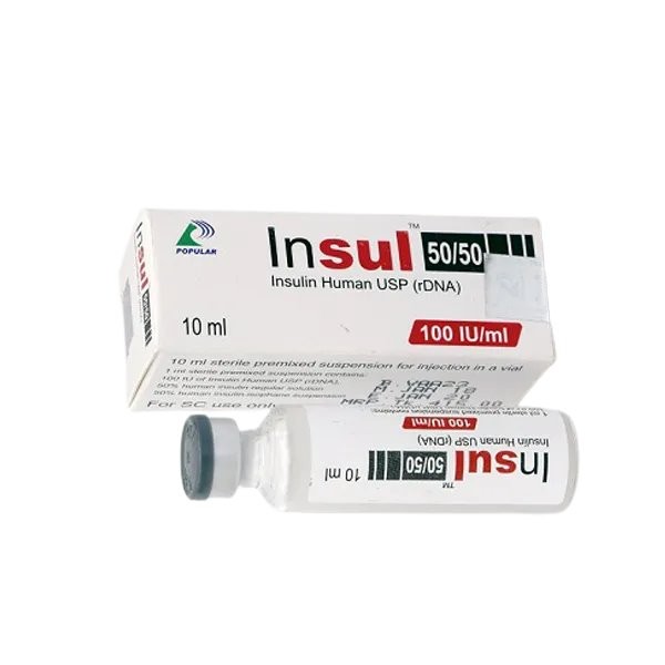 INSUL 50/50 100 IU/ML