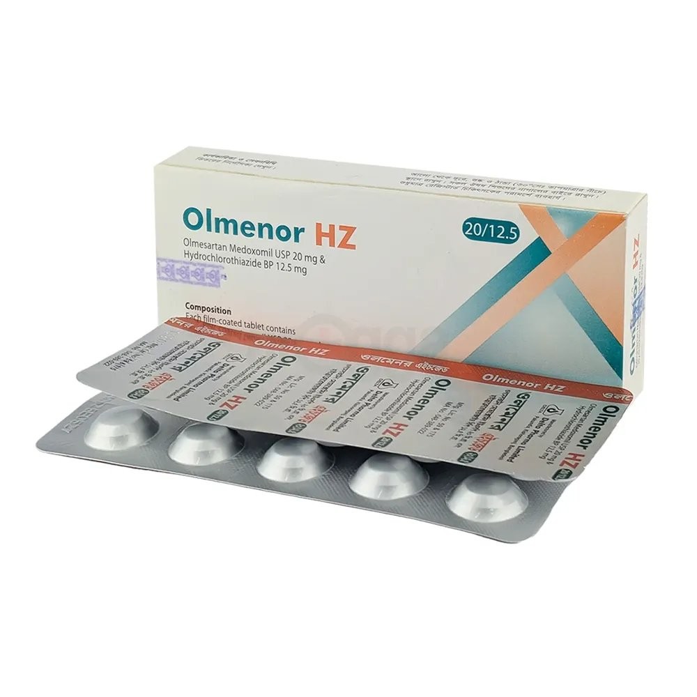 OLMENOR HZ 20MG+12.5MG TABLET