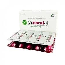KALCORAL- K 500/1000 IU/75 MCG TABLET