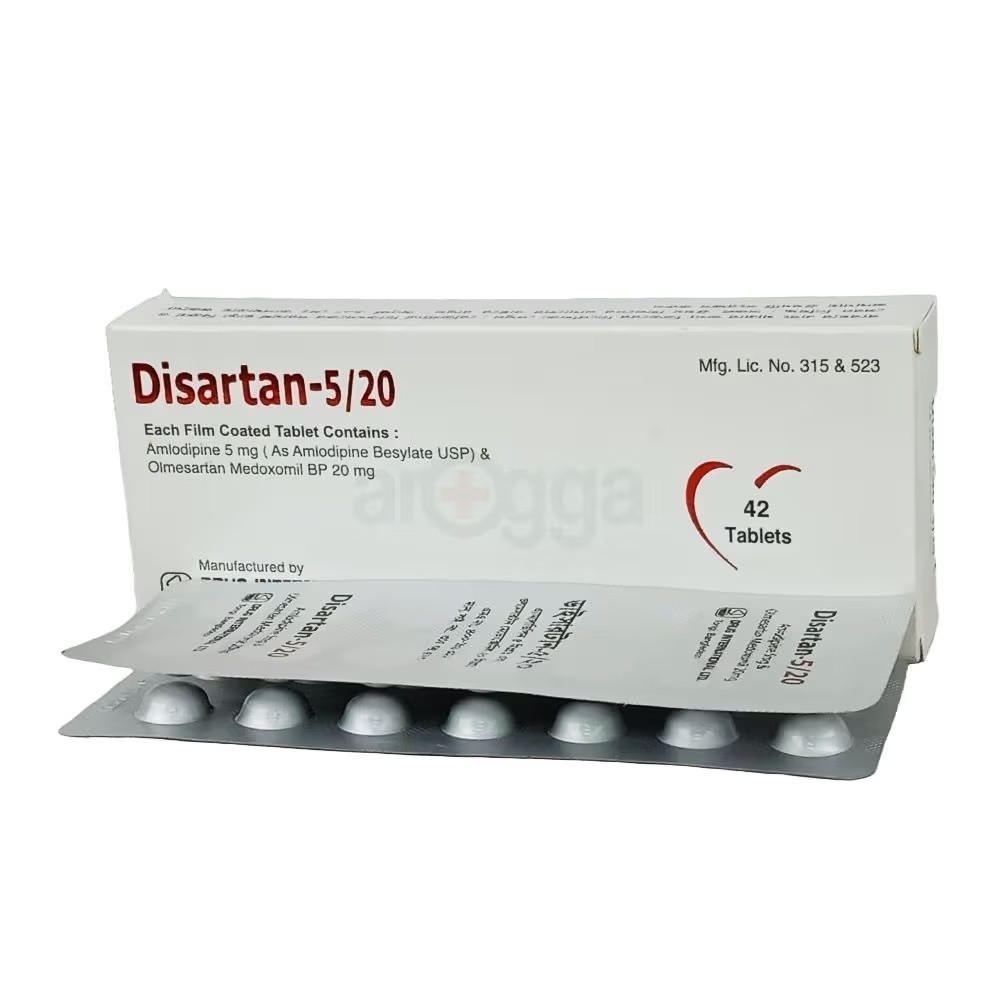 DISARTAN 5mg+20mg Tablet