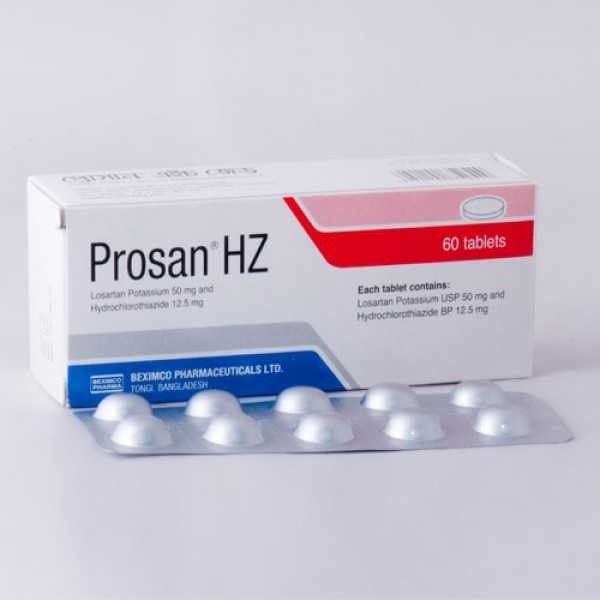 PROSAN HZ 50mg+12.5mg Tablet
