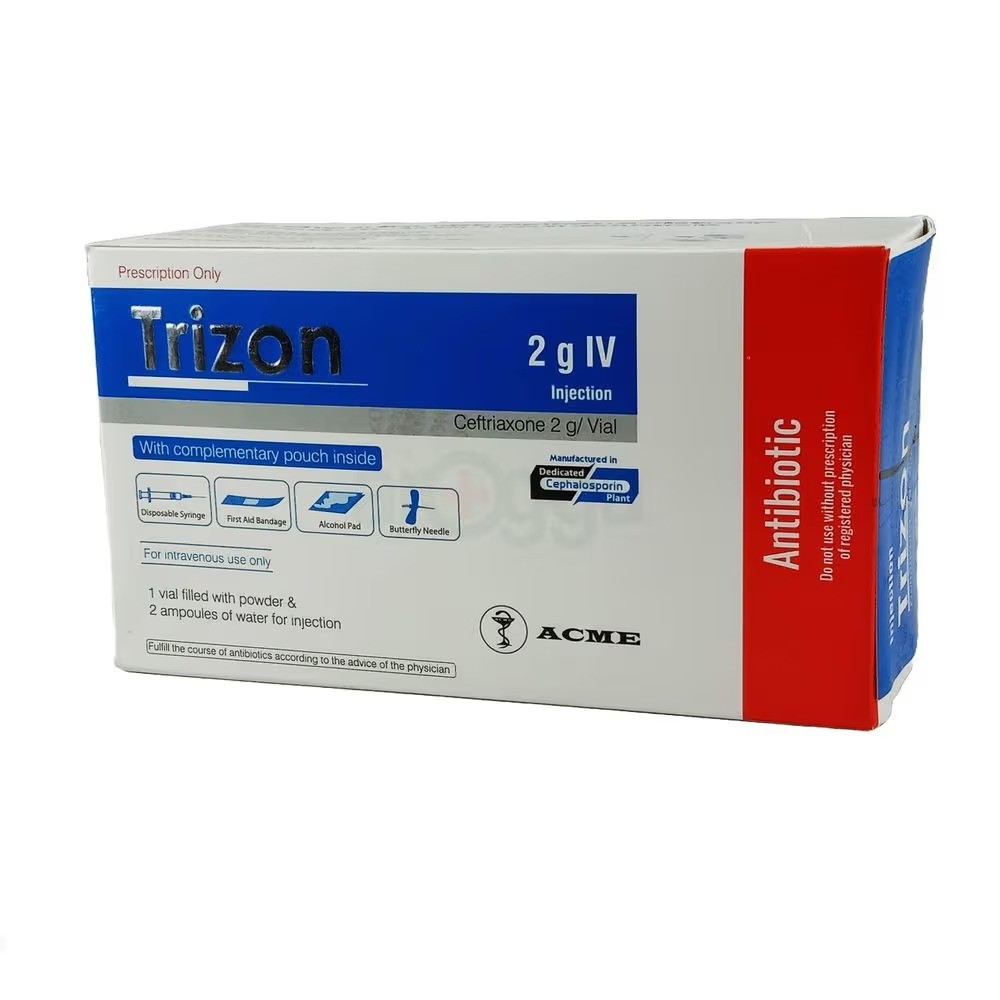 TRIZON IV Injection-(2gm/vial)